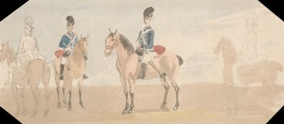 Die leichten Dragoner von Paul Sandby